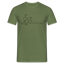 Tetrahydrocannabinol - Herren Cannabis Shirt - Militärgrün