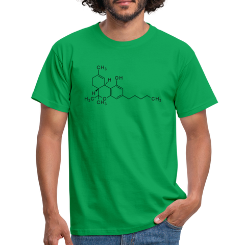 Tetrahydrocannabinol - Herren Cannabis Shirt - Kelly Green