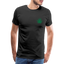 Hemp Leaf - Herren Premium T-Shirt - Schwarz