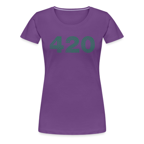420 - Damen Premium T-Shirt - Lila