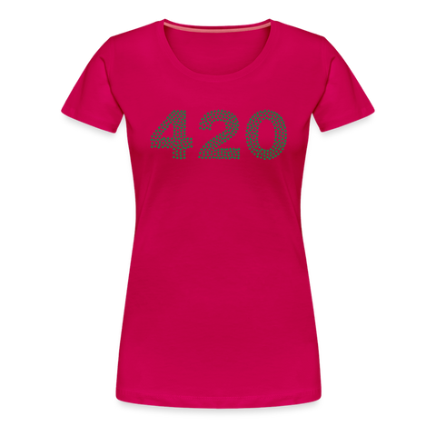 420 - Damen Premium T-Shirt - dunkles Pink