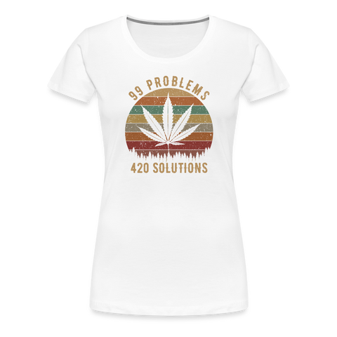 99 Problems - Damen Premium T-Shirt - weiß