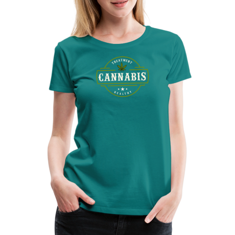 Cannabis - Damen Premium T-Shirt - Divablau