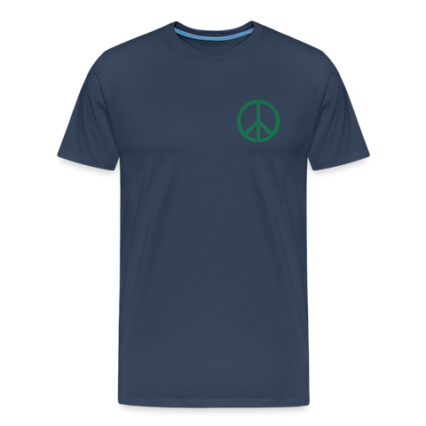 Peace - Herren Premium T-Shirt - Navy
