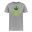 Yes We Cannabis - Herren Cannabis T-Shirt - Grau meliert