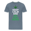 Hit The Bong - Herren Cannabis T-Shirt - Blaugrau