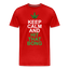 Hit The Bong - Herren Cannabis T-Shirt - Rot