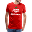 Dont Panic It's Organic - Herren Cannabis T-Shirt - Rot