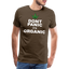 Dont Panic It's Organic - Herren Cannabis T-Shirt - Edelbraun
