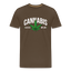 Cannabis - Herren Weed T-Shirt - Edelbraun