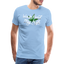 Stay High - Herren Cannabis T-Shirt - Sky