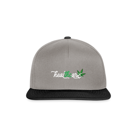 Healt Thc Any - Cannabis Snapback Cap - Graphit/Schwarz