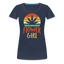 Flower Girl - Damen Cannabis T-Shirt - Navy