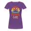 Flower Girl - Damen Cannabis T-Shirt - Lila