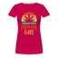 Flower Girl - Damen Cannabis T-Shirt - dunkles Pink