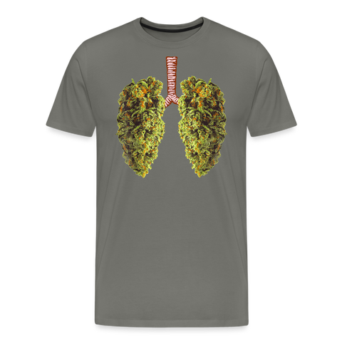Bud Lung - Herren Cannabis T-Shirt - Asphalt