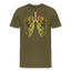 Bud Lung - Herren Cannabis T-Shirt - Khaki