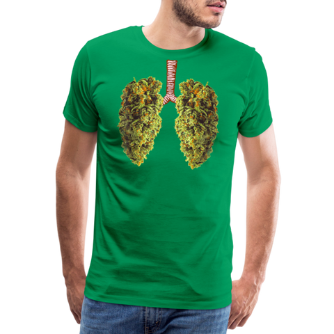 Bud Lung - Herren Cannabis T-Shirt - Kelly Green