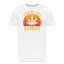 Show Me Your Doobies - Herren Cannabis T-Shirt - weiß