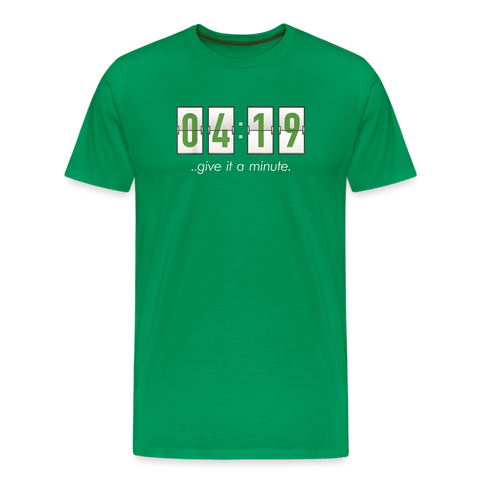 One Minute - Herren Cannabis T-Shirt - Kelly Green