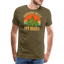 Hanging With My Buds - Herren Cannabis T-Shirt - Khaki