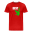 Best-Buds - Herren Cannabis Partner-Shirt - Rot