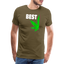 Best-Buds - Herren Cannabis Partner-Shirt - Khaki