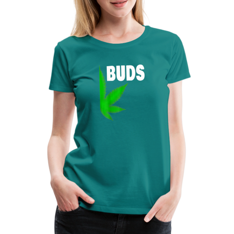 Best-Buds - Damen Cannabis Partner-Shirt - Divablau