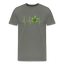 Heart Line - Herren Cannabis T-Shirt - Asphalt