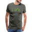Heart Line - Herren Cannabis T-Shirt - Asphalt