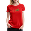 Heart Line - Damen Cannabis T-Shirt - Rot