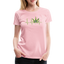 Heart Line - Damen Cannabis T-Shirt - Hellrosa