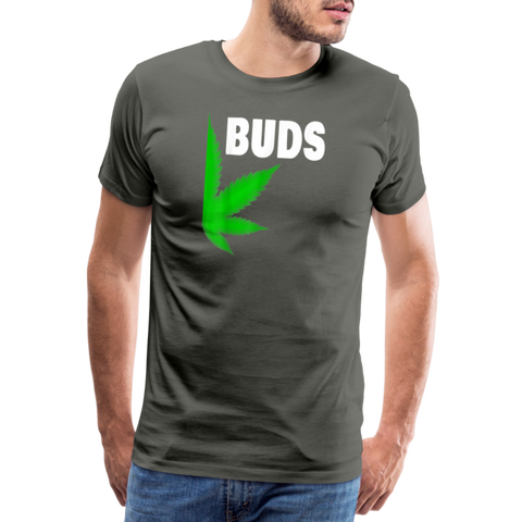 Best-Buds - Herren Cannabis Partner-Shirt - Asphalt