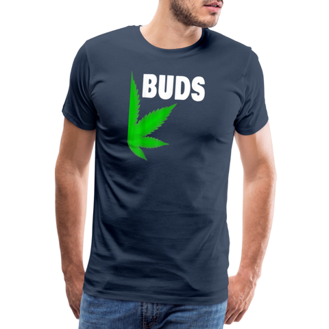 Best-Buds - Herren Cannabis Partner-Shirt - Navy