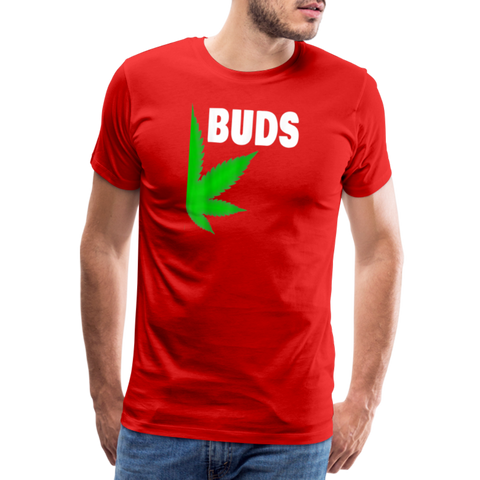 Best-Buds - Herren Cannabis Partner-Shirt - Rot