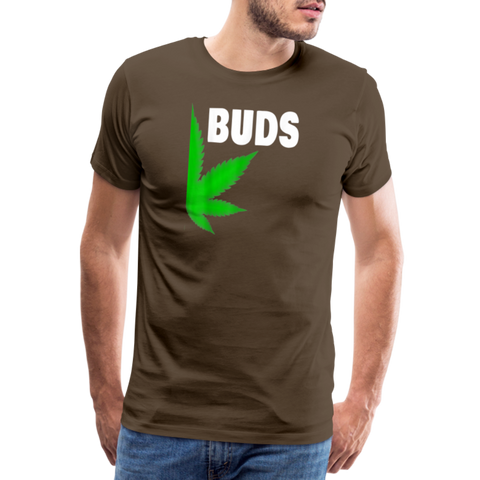 Best-Buds - Herren Cannabis Partner-Shirt - Edelbraun