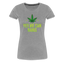 Yes We Cannabis - Damen Weed T-Shirt - Grau meliert