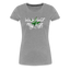 Stay High - Damen Cannabis T-Shirt - Grau meliert