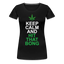 Hit The Bong - Damen Cannabis T-Shirt - Schwarz