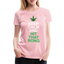Hit The Bong - Damen Cannabis T-Shirt - Hellrosa