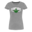 Cannabis Saved - Damen Weed T-Shirt - Grau meliert
