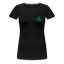 Hemp Leaf - Damen Cannabis T-Shirt - Schwarz