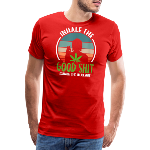Good Shit - Herren Cannabis T-Shirt - Rot