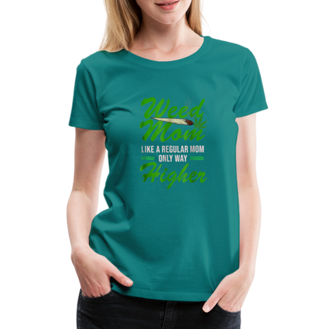 Weed Mom - Damen Cannabis T-Shirt - Divablau