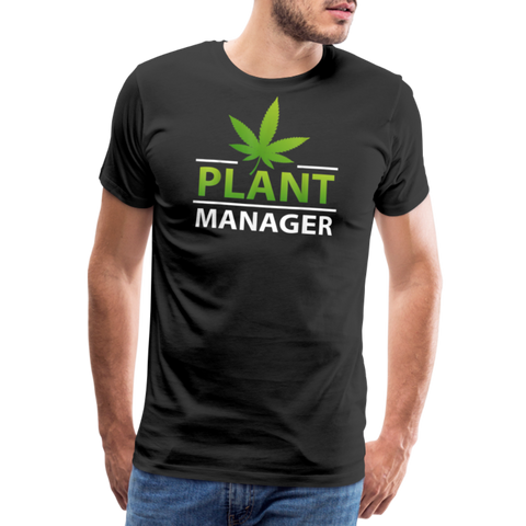 Plant Manager - Herren Cannabis T-Shirt - Schwarz