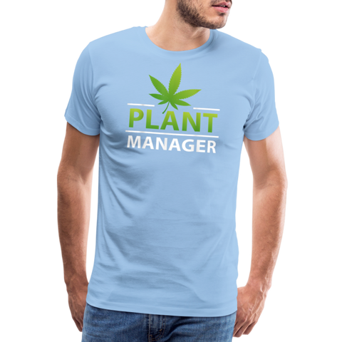 Plant Manager - Herren Cannabis T-Shirt - Sky