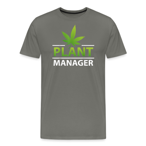 Plant Manager - Herren Cannabis T-Shirt - Asphalt
