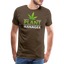 Plant Manager - Herren Cannabis T-Shirt - Edelbraun