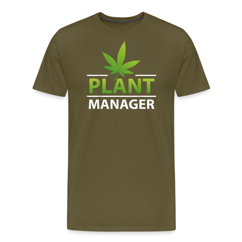 Plant Manager - Herren Cannabis T-Shirt - Khaki