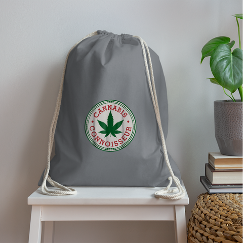 Cannabis Connoisseur - Weed Bag - Grau